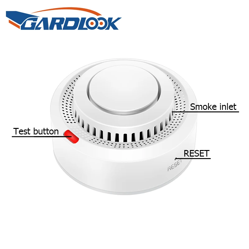 GARDLOOK Wifi ควันเครื่องตรวจจับควัน Alarm เครื่องตรวจจับควันไฟ Wifi Fire ป้องกันความปลอดภัยในบ้านนาฬิกาปลุก Tuya Smart Life APP