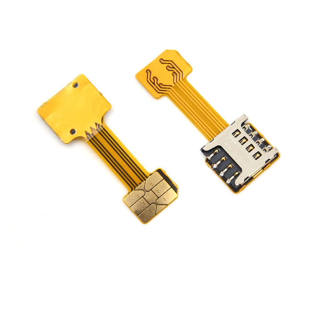 Hybrid Doppel Dual Sim Karte Adapter Micro SD Nano Sim Verlängerung Adapter Für Xiaomi/Redmi Für Samsung/Huawei