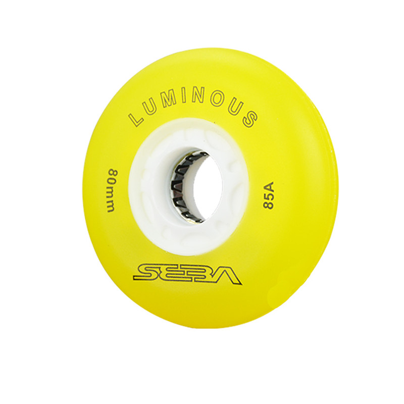 4 個 85A 62 ミリメートル 64 ミリメートル 68 ミリメートル 70 ミリメートル 72 ミリメートル 76 ミリメートル 80 ミリメートル発光 LED シャインローラーホイール子供大人スケート Patines 磁気コア