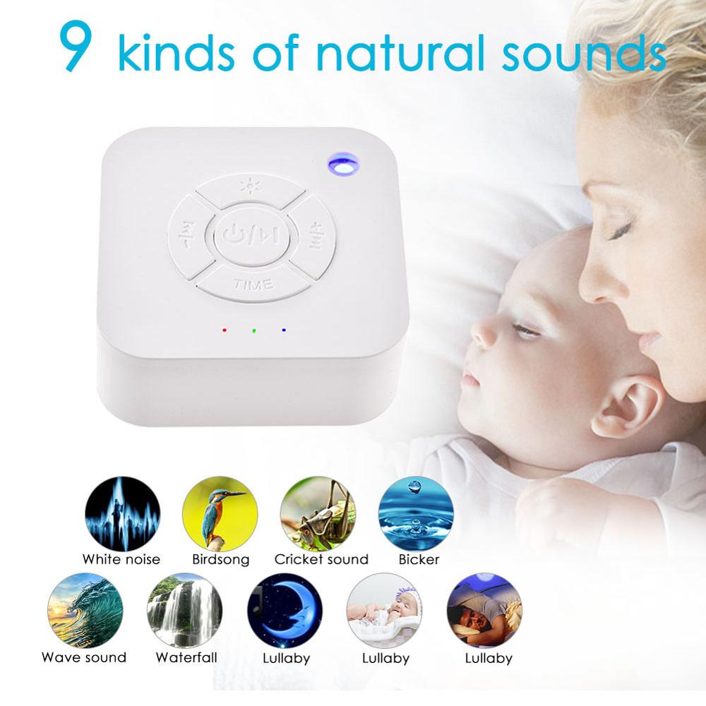 Tiếng Ồn Trắng Máy USB Sạc Hẹn Giờ Tắt Máy Giấc Ngủ Ngon Máy Ngủ Thư Giãn Cho Bé Trưởng Thành Văn Phòng Du Lịch