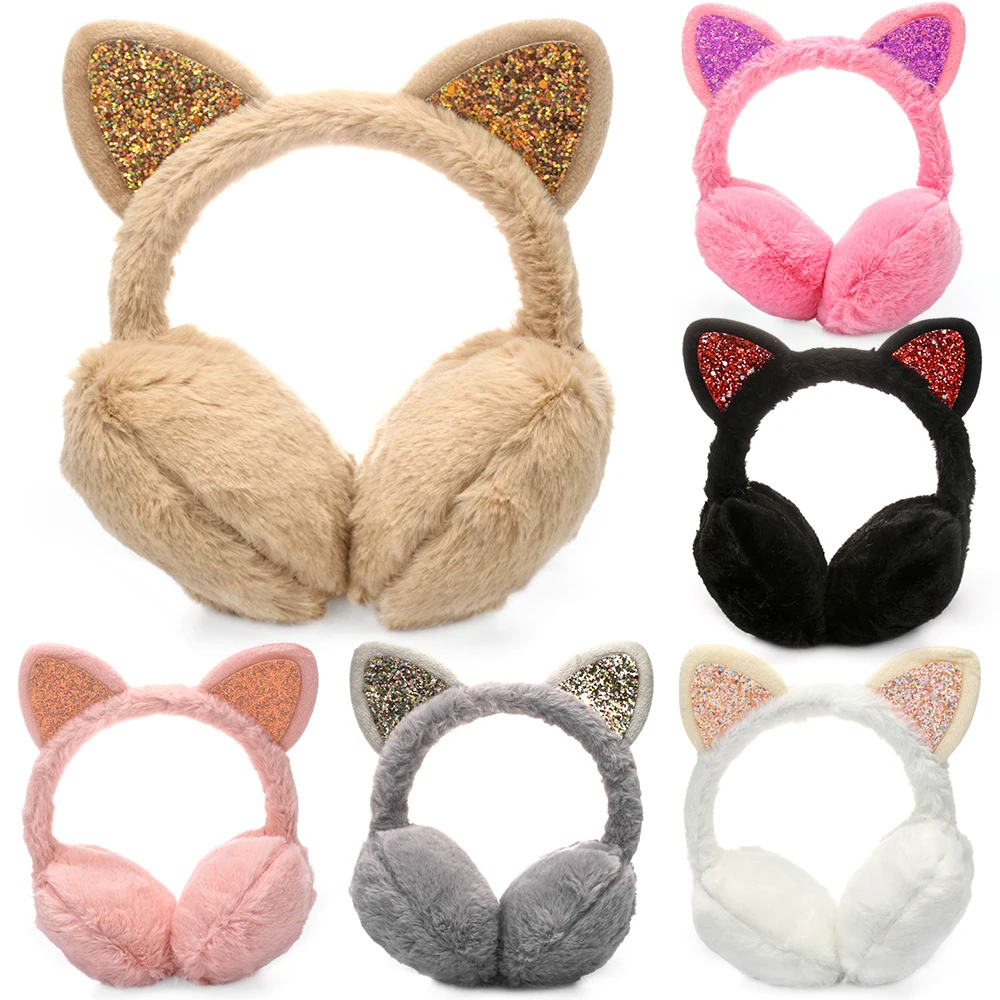 Orejeras de unicornio de felpa gruesa para niños, orejeras de invierno, cubierta de oreja de alta calidad, regalos para niños, accesorios más cálidos, encantador