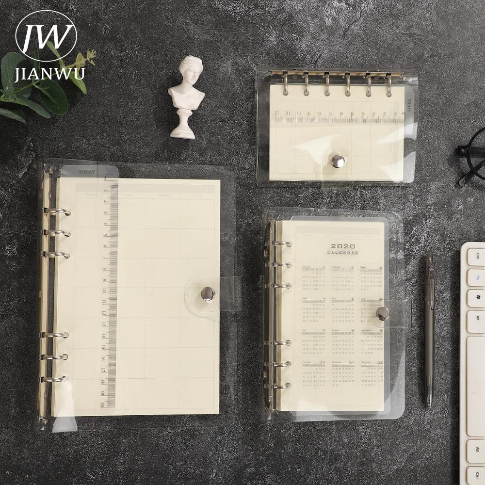 JIANWU-Règle souple A5/horizon/A7, accessoires de reliure, règle transparente du cuir chevelu adt, outils de mesure, papeterie Kawaii pour fournitures scolaires
