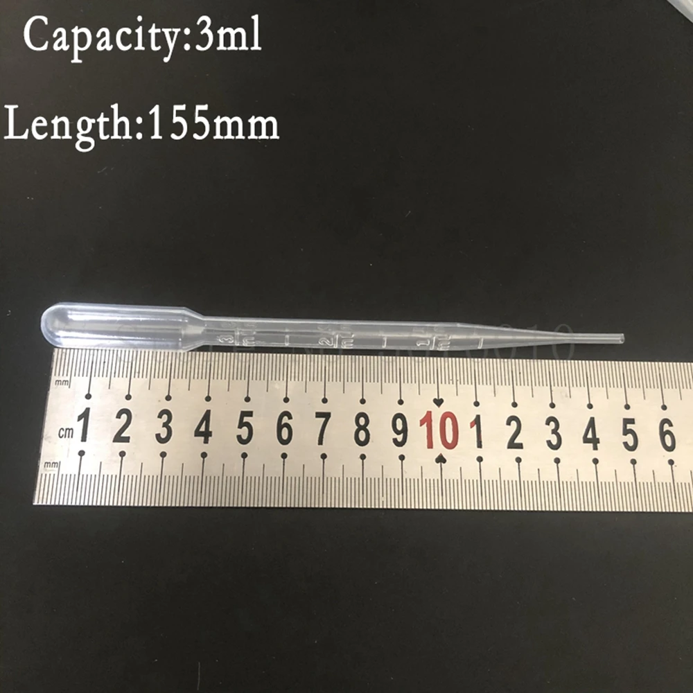 Bộ 100 Đến 500 Chiếc Phòng 0.2Ml 0.5Ml 1 2Ml 3Ml 5Ml 10Ml nhựa Pasteur Pipet Xả Clear Ống Nhỏ Giọt