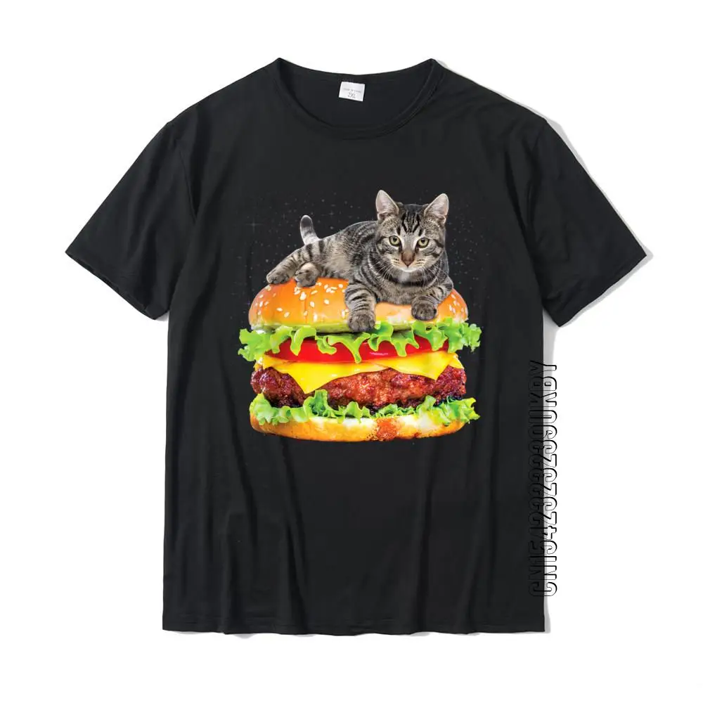 Hamburger Không Gian Cat Ngộ Nghĩnh Kitty Tee Bởi Zany Brainy Cotton Đảng Áo Áo Phổ Biến Nam Đầu Áo Thun Thời Trang