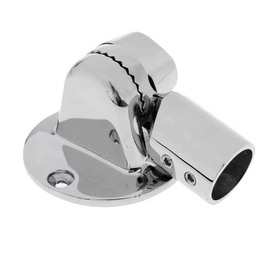 Einstellbare Edelstahl Marine Boot 7/8' Antenne Ratsche Deck Basis Halterung für Kajak Kanu Angeln Boot Rafting Zubehör