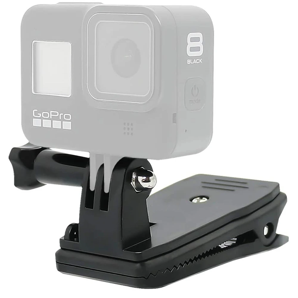 Backpack Strap Clip 360 Degree Rotation Hat Belt Clamp Mount For Gopro Hero 11 10 9 8 Action Camera Accessories