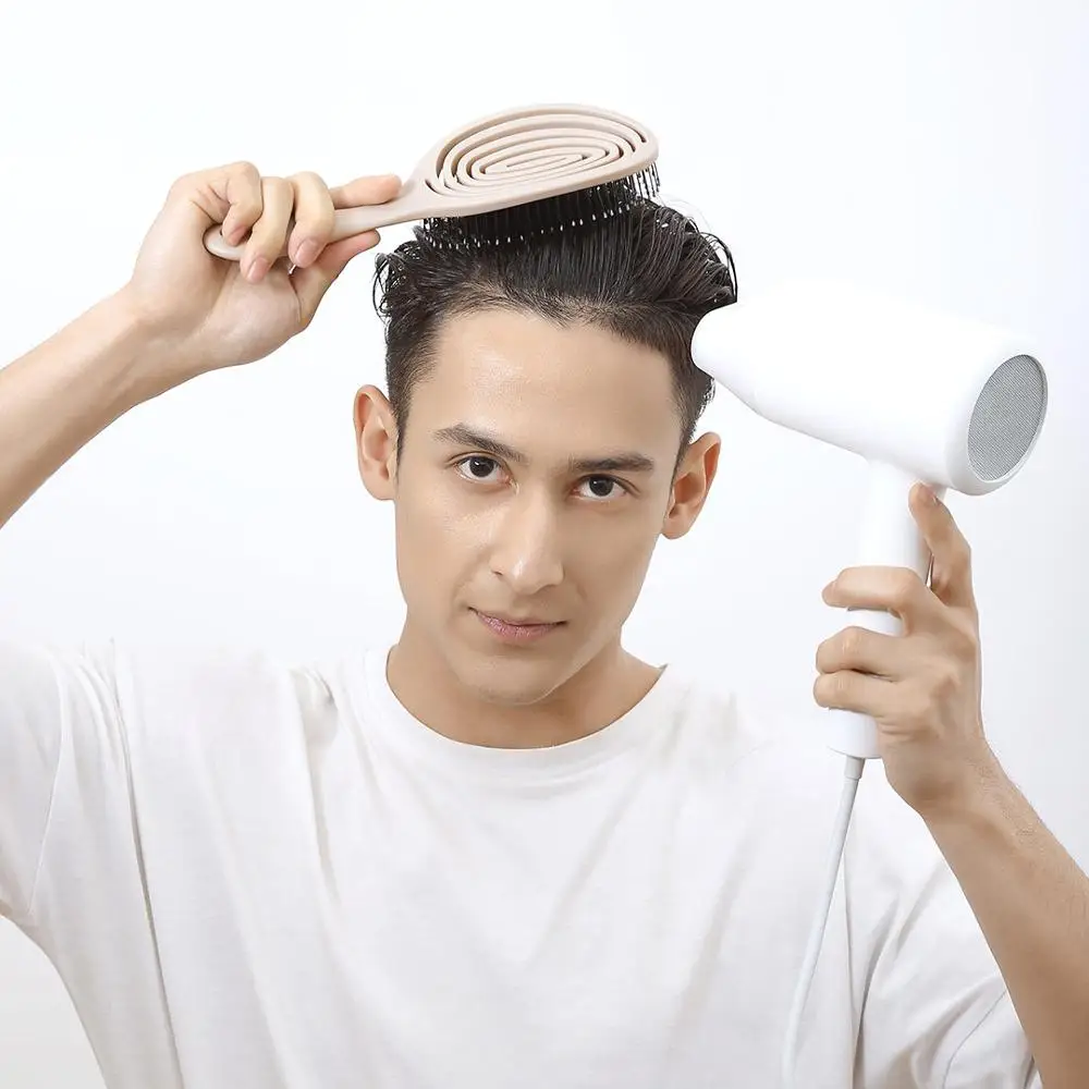 Xiaomi Xinzhi Thư Giãn Thun Lược Massage Di Động Bút Lông Bàn Chải Mát Xa Magic Bàn Chải Đầu Combo