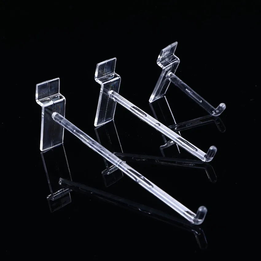 1Pack Plastic Merchandise Hanging Hanger Display Hooks Trough Slot Plate Board Commodity Promotion Store Rack Shelf