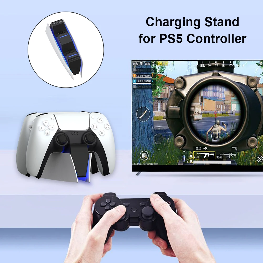 Cargador de batería para Sony Play Station, Accesorios de Control de doble sentido, base de carga, PS5, PS 5, Dualsense, nuevo