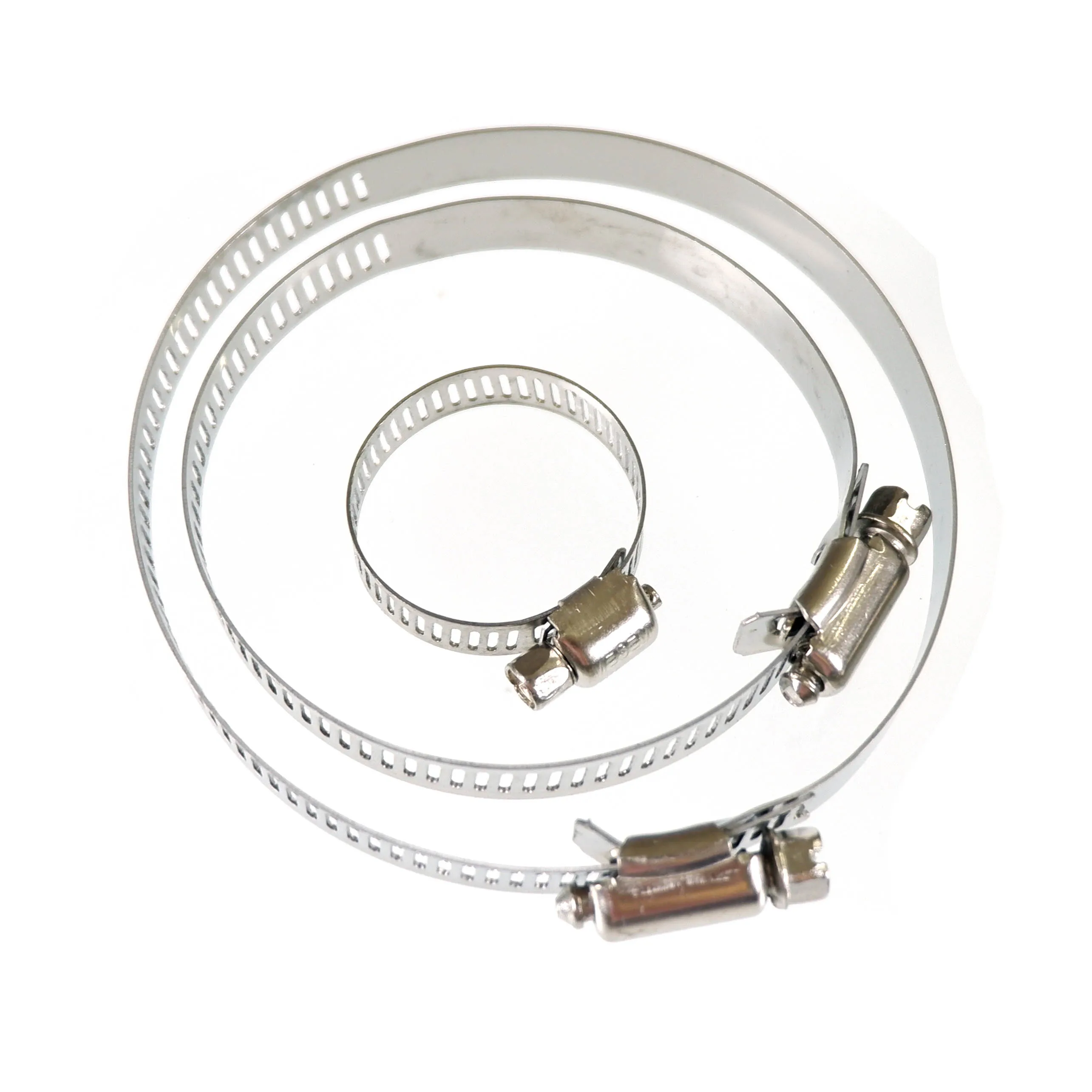 4 Uds Clips abrazaderas 25mm 60mm 75mm para calentador de estacionamiento diésel de aire tubo de escape de acero inoxidable manguera de ventilación de Gas para calentador de coche