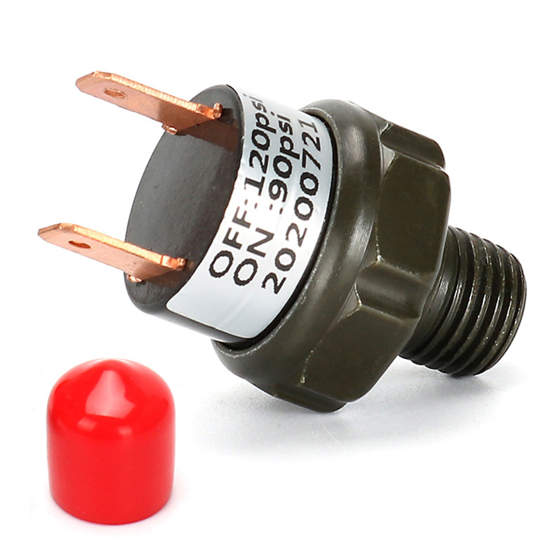 90-120PSI 120-150PSI 150-180PSI новый переключатель давления воздуха, резьба крепления бака 1/4 дюйма NPT 12 В/24 В для запасной части воздушных рожков шлейфа