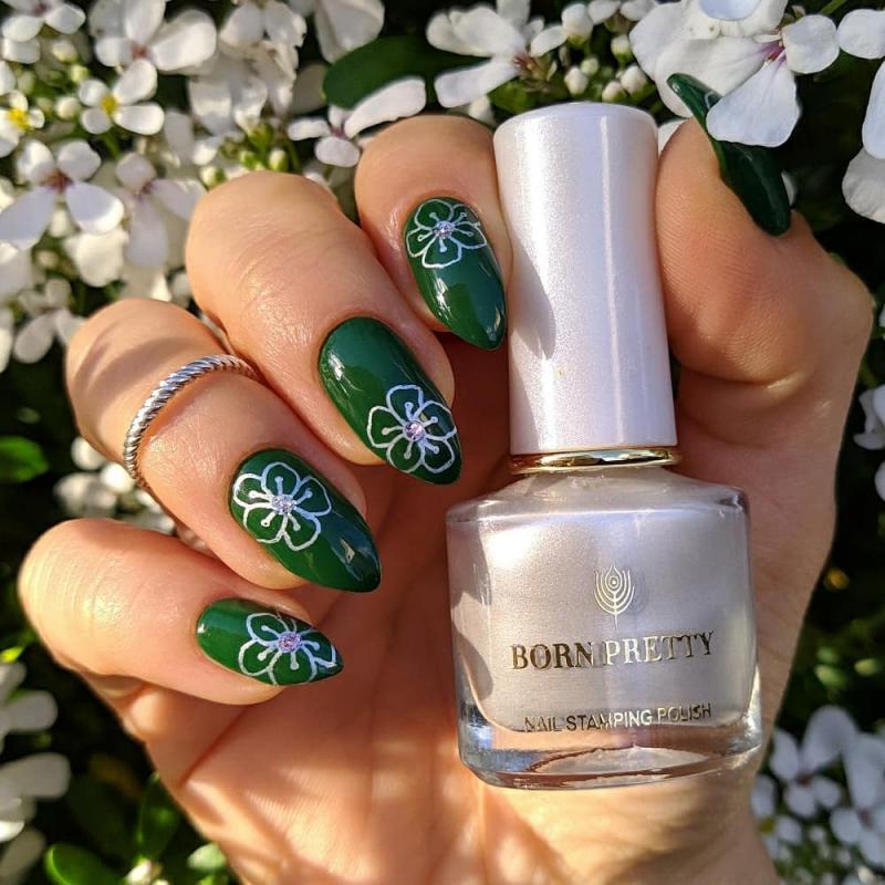 Sinh Xinh Xắn 2 Cái/bộ 6ML Đen Trắng Móng Dập Ba Lan Dầu Bóng Vàng Bạc Cho Móng Tay Nghệ Thuật Tấm Tem Dầu dập Series
