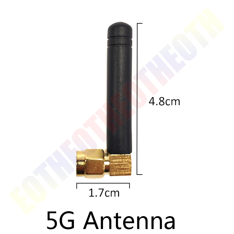 EOTH 5g Antenne 2 3dbi SMA Stecker WLAN 5 GHz Antene SMA Buchse Pigtail Verlängerungskabel PBX IoT Modul Antena