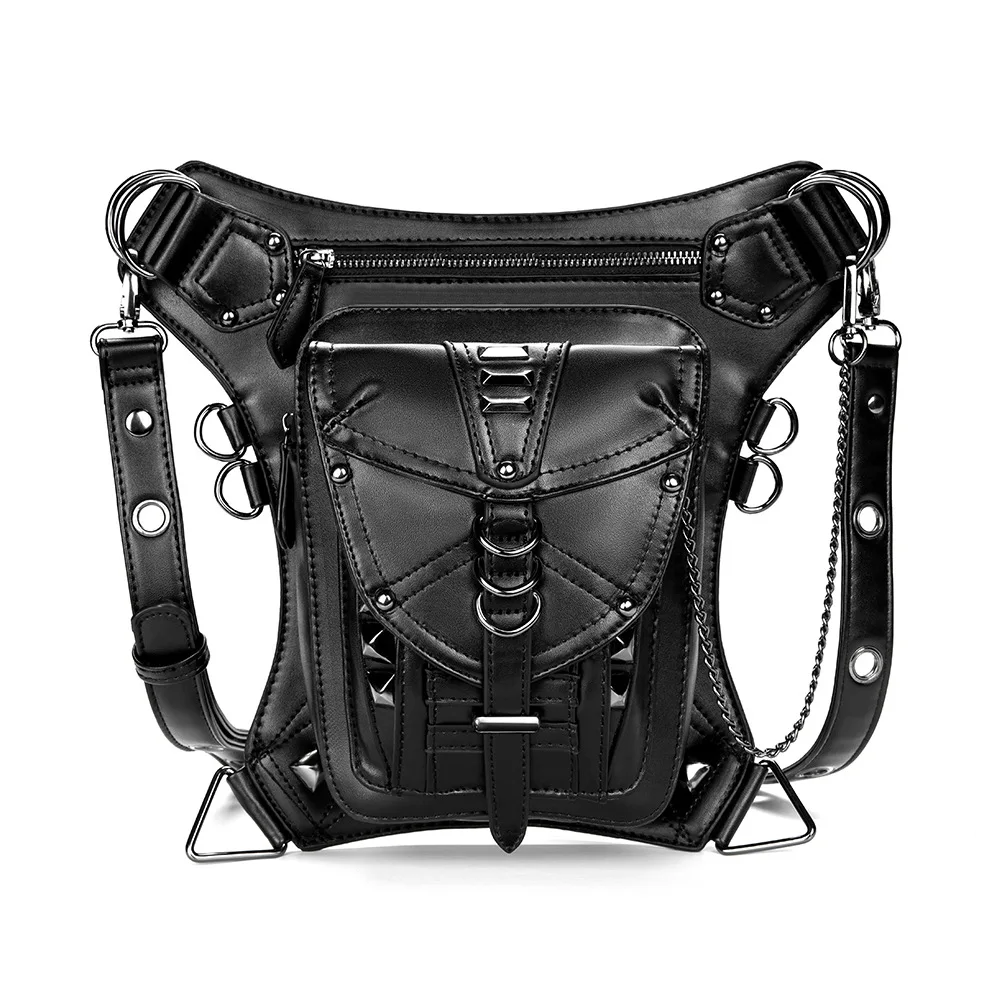 Nuevo bolso Steampunk para hombre y mujer, bandolera de hombro individual, bolso de mujer para ocio al aire libre, riñonera para teléfono móvil, riñonera de plátano