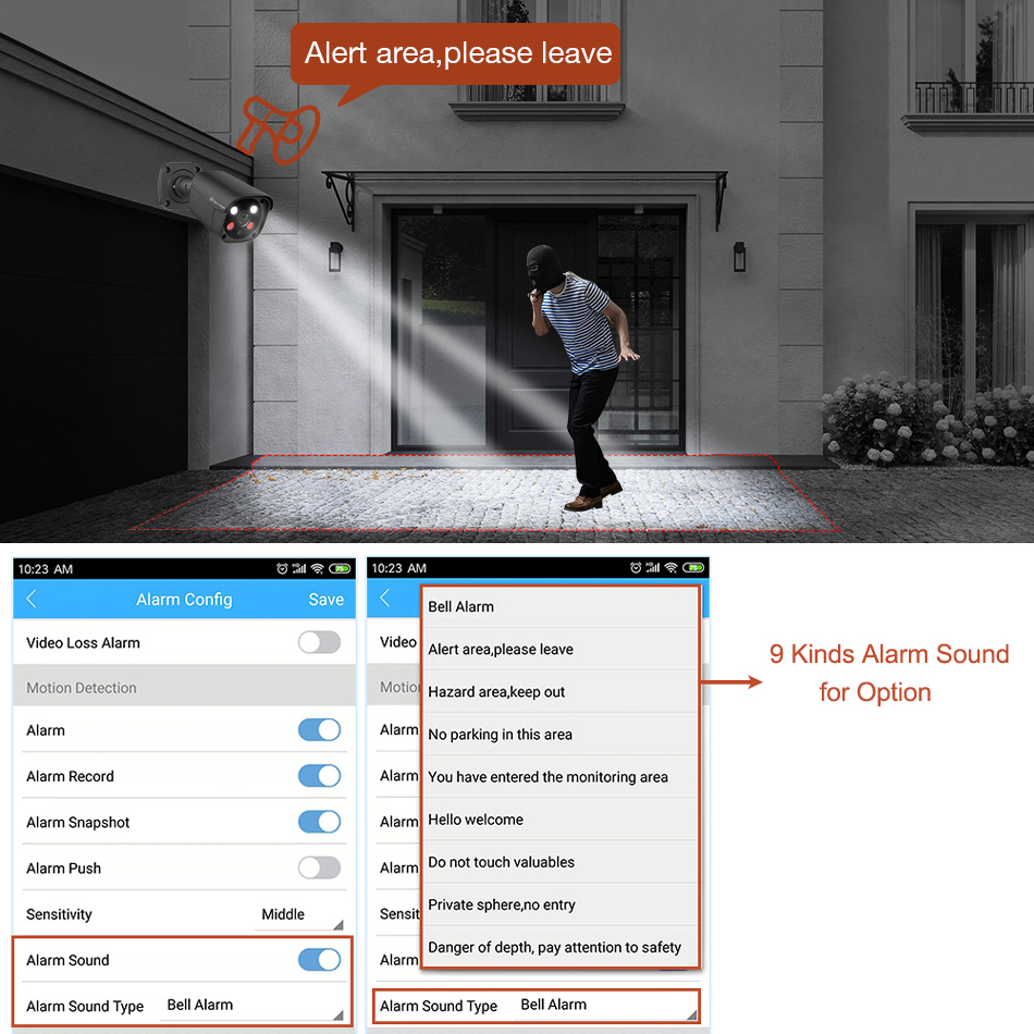 Techage 8CH 5MP 8MP 4K POE Camera System Two Way Audio Colorful Night Smart AI Face Detection CCTV Video Surveillance Clearance