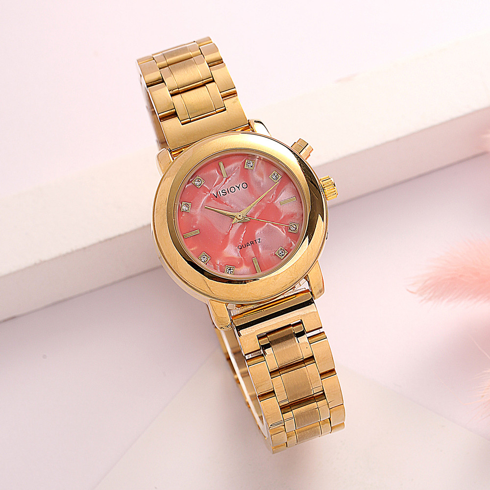 French Talking Watch with Alarm Function for Ladies, Speaking Date and Time
