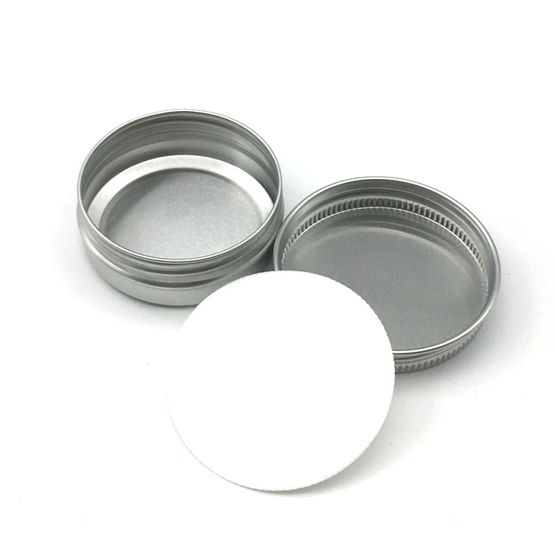 10 pçs 5g 10g 15g 20g 30g 50g latas de alumínio prata vazias latas parafuso superior redondo vela tempero latas com tampa de parafuso recipientes