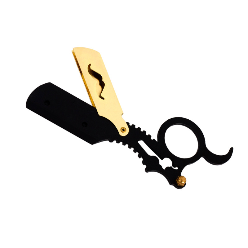 Cạnh Thẳng Tóc Dao Cạo Tóc Râu Lông Mày Dụng Cụ Cạo Râu Bằng Tay Depilation Dao Cạo Máy Làm Tóc Lưỡi Cắt Tỉa Hình Chiếc Nhẫn