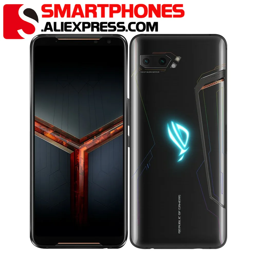 Toàn Cầu Miếng Dán Cường Lực ASUS ROG Điện Thoại 2 8GB 128GB Chơi Game Smartphone ROG Điện Thoại II ZS660KL 6.59 "Snapdragon 855 + 6000 MAh Điện Thoại Di Động