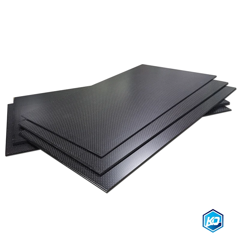 0.5-6MM 125X75 Mm 3K Đồng Bằng Mờ Bóng Miếng Carbon Bảng Điều Khiển Tờ Cao Cấp Tổng Hợp Độ Cứng Chất Liệu Chống Tia UV sợi Carbon Ban