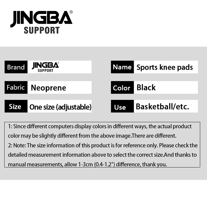 JINGBA SUPPORT rodillera voleibol rodillera deportes al aire libre baloncesto Anti-caída rodillera protector rodillera deportiva