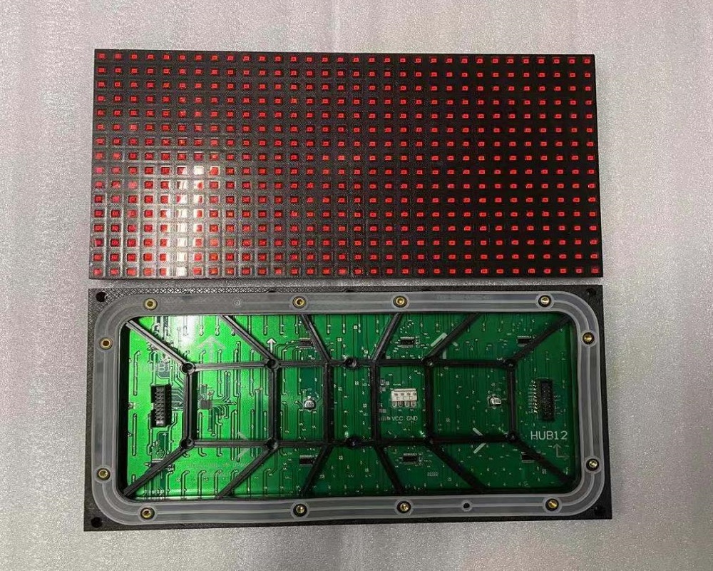 Spezielle angebot Red P10 SMD Einzelne rote outdoor led-modul HUB12 Interface definition 320*160MM