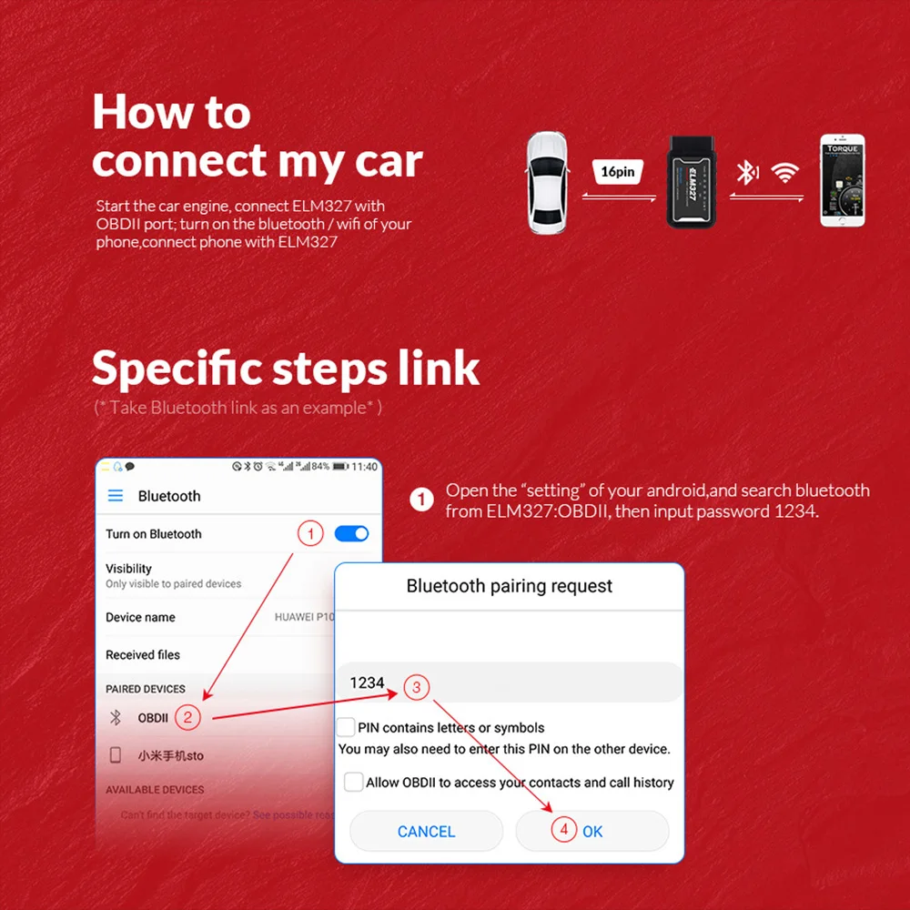 ELM327 WiFi Bluetooth V1.5 PIC18F25K80 Chip OBDII Ferramenta De Diagnóstico ELM 327 ICAR2 OBDSCAN OBD2 Leitor de Código Scanner Acessórios Do Carro