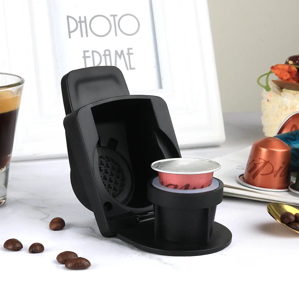 Coffee Adapter for Dolce Gusto Espresso with Nepresso Original Capsule Pod Adapter for Dolce Gusto Melody Genio 2 Mini ME Maker