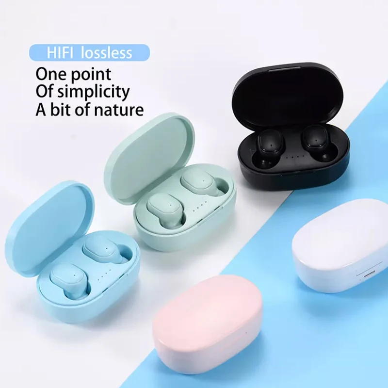 Auriculares Bluetooth TWS auriculares inalámbricos auriculares estéreo auriculares deportivos micrófono con caja de carga para teléfono inteligente