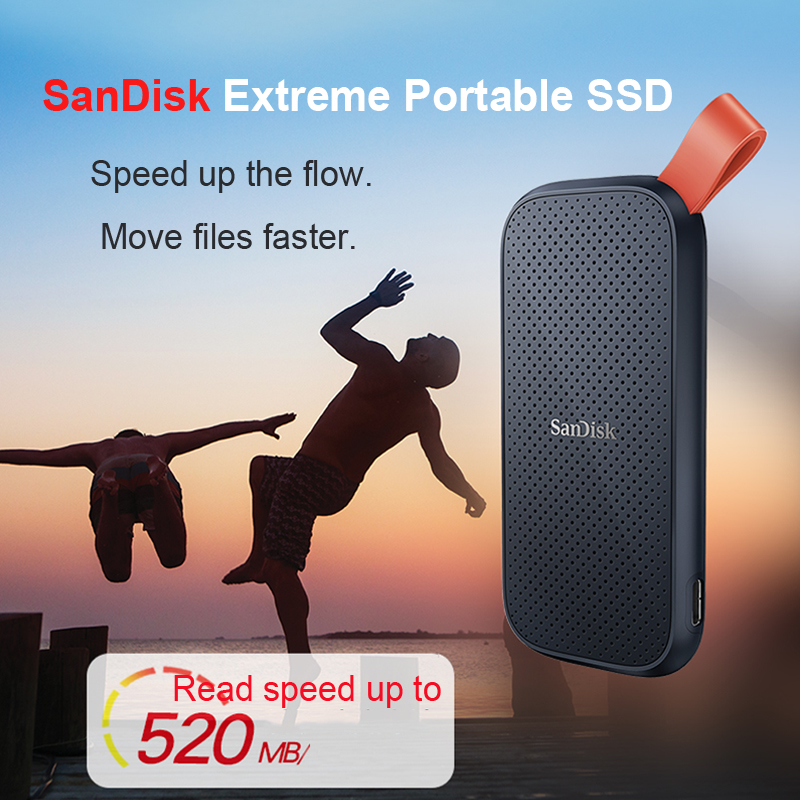 Sandisk Festplatte Mobile SSD E30 1TB 480GB 520m USB 3,1 HD 2TB externe Festplatte für Laptop mobile Festplatte HDD-Speicher geräte