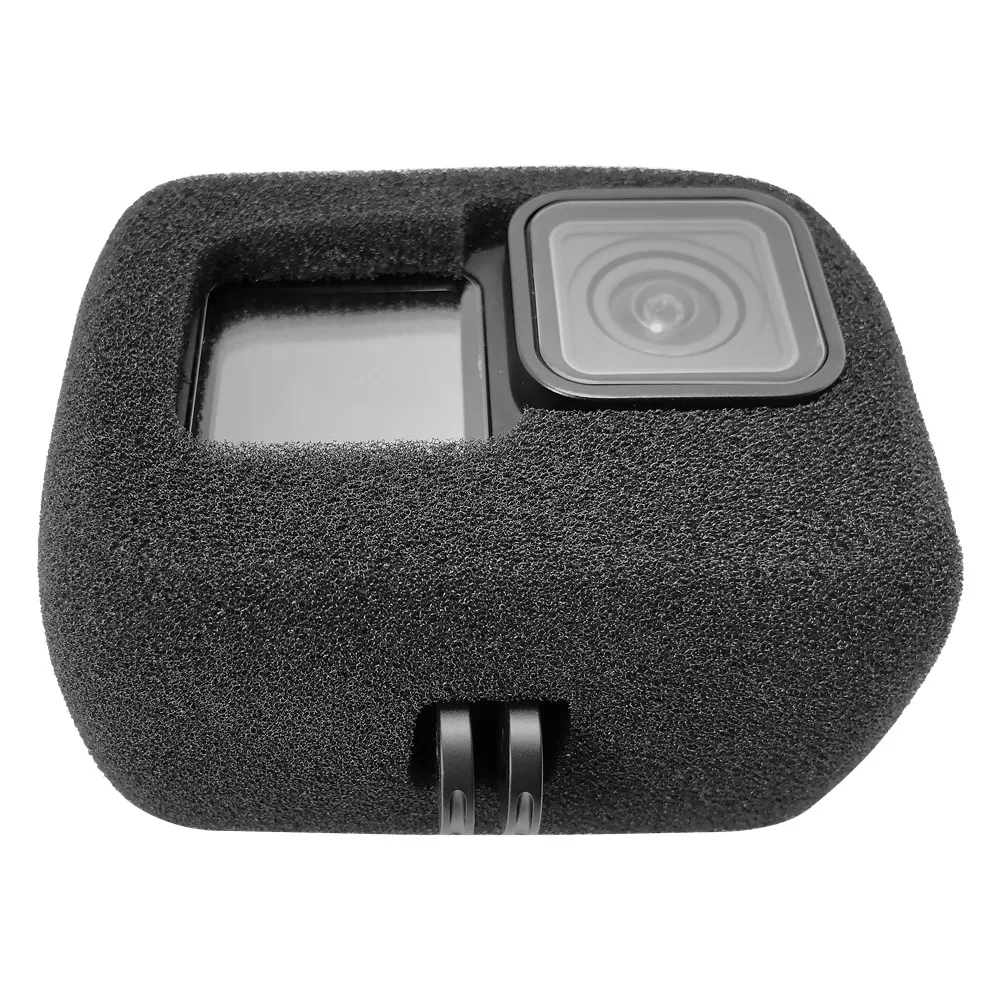 GoPro HERO 13 Schwarz 12 11 Windschutzscheibe Windgeräuschreduzierung Schwammschaumgehäuse für Go Pro 10 9 Action-Kamera-Zubehör