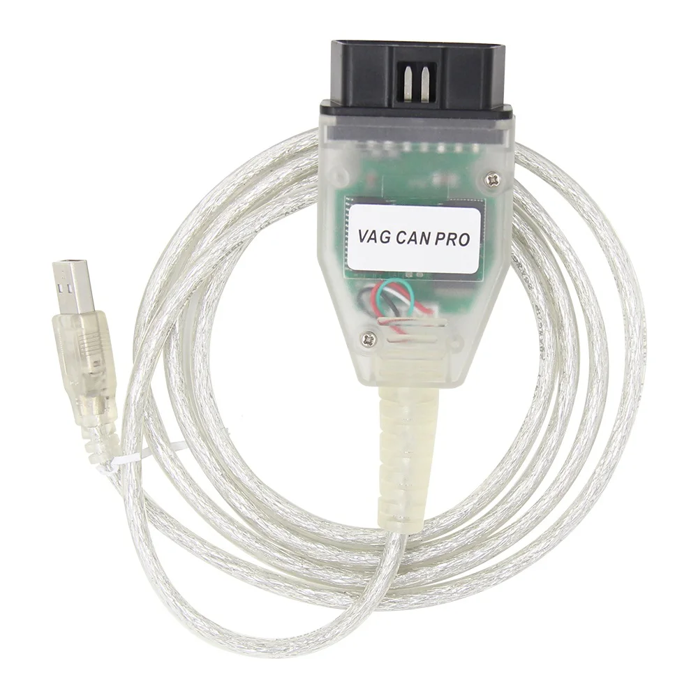 Herramienta de diagnóstico VAG CAN PRO 2023 VCP 5.5.1, interfaz Can Bus VAG COM k-line OBD 2 OBD2, Cable OBDII para VW y AUDI