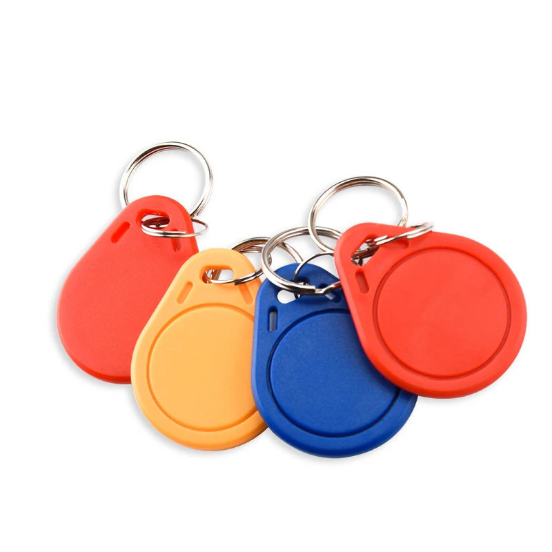 10 Chiếc RFID Keytags Mifare 13.56MHz 14443A M1 S50 Nhỏ Thông Minh IC Khóa Thẻ Keyfob Đột Quyết Nfc Truy Cập điều Khiển Keycard