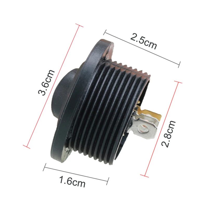 Interruptor LED de palanca basculante redondo de encendido/apagado, 3 pines, 12V, 20A, tablero de coche, barco, camión, interruptores de botón