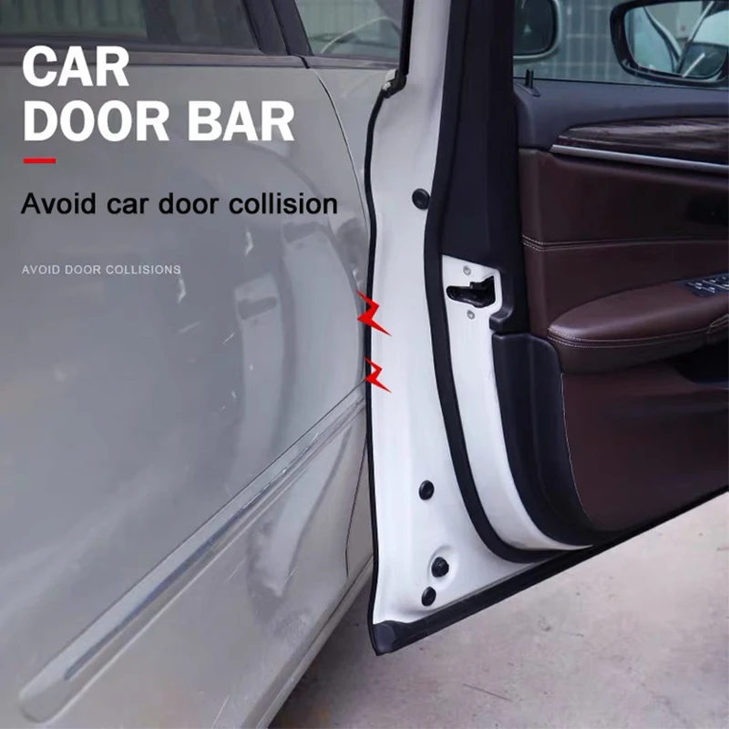 2/5/10M Autodeur Protector Edge Scratch Strip Guard Trim Autodeur Anti Botsing Bescherming met Stalen Auto-styling