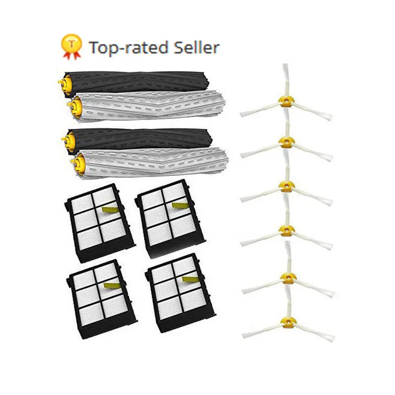 ใหม่ Tangle-Free Debris EXTRACTOR HEPA FILTER แปรงด้านข้างสําหรับ iRobot Roomba 800 900 Series 870 880 980 อะไหล่เครื่องดูดฝุ่น