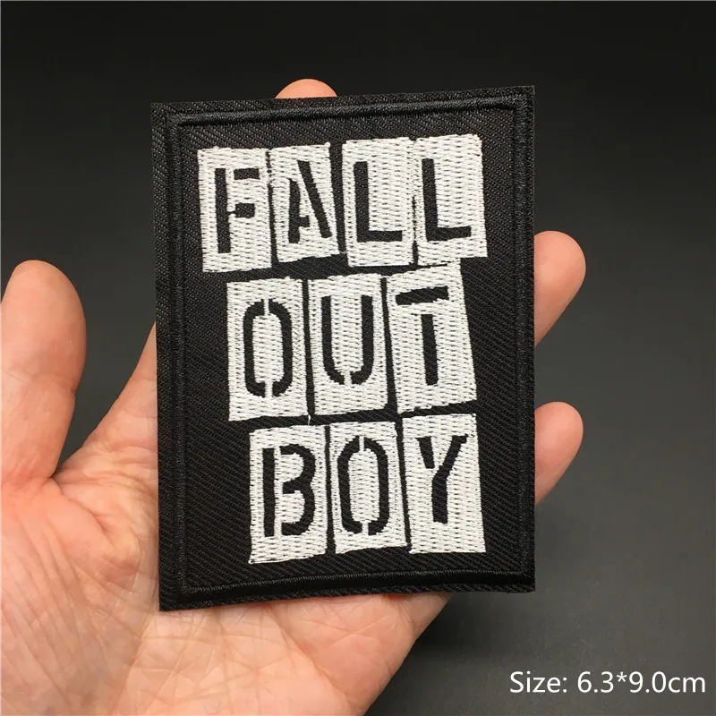 Ban Nhạc Rock Thêu Miếng Dán Trên Quần Áo Tự Làm Appliques Sọc Sắt Trên Miếng Dán Cho Quần Áo May Phù Hiệu PUNK Kim Loại Âm Nhạc