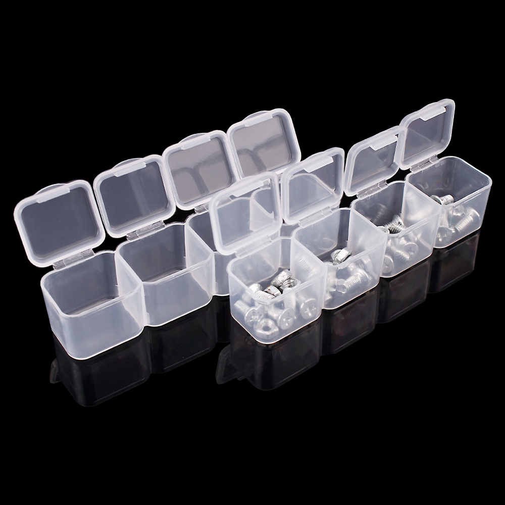 LUXIANZI 56in1 Dustproof Plastic Storage Case For Bead Hardware Screw Sealed Safety Organizer Box Compartment Storage Toolbox