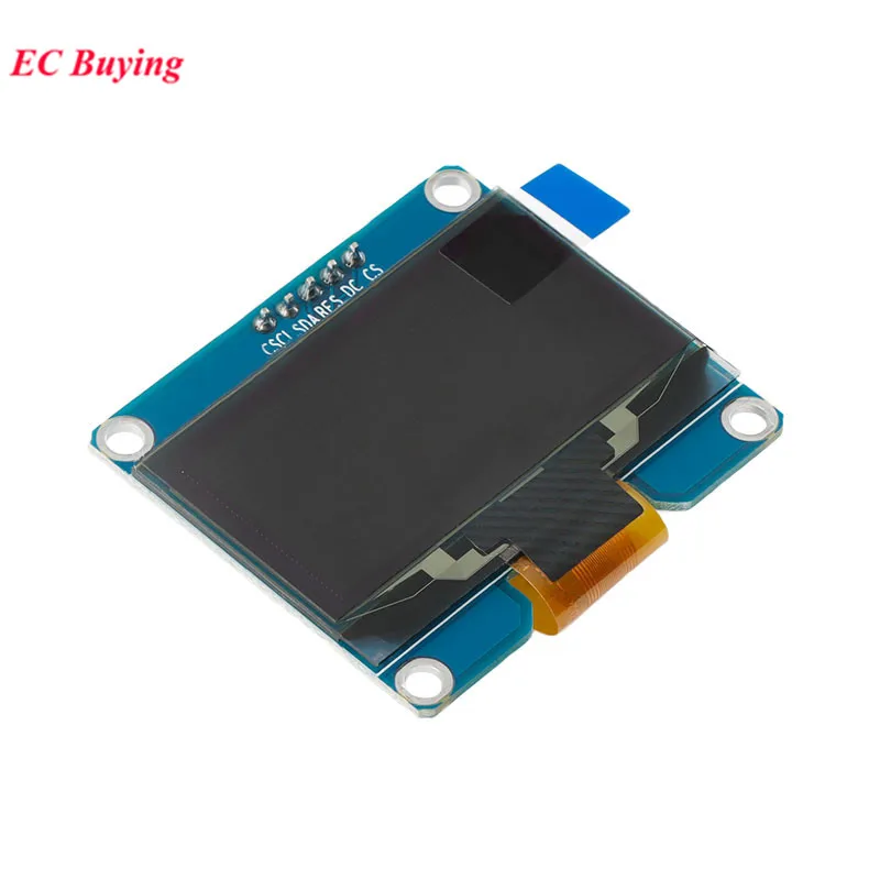 Módulo OLED de 1,54 pulgadas, pantalla LCD de 1,54 ", módulo de pantalla LED 128*64 SSD1309 interfaz SPI/IIC I2C para Arduino de 4 pines y 7 pines