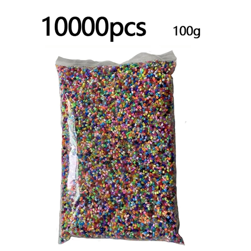 10000 ชิ้น/ถุง 2.6 มม.มินิ Hama ลูกปัดเด็ก DIY ของเล่น colormixing สีขาวสีดําผิวสีฟิวส์ลูกปัดการเรียนรู้ของเล่นเด็ก