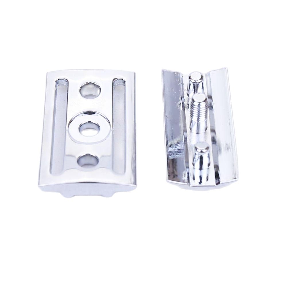 YAQI Màu Chrome Cạp Thanh Đôi Edge An Toàn Dao Cạo Đầu Dành Cho Nam