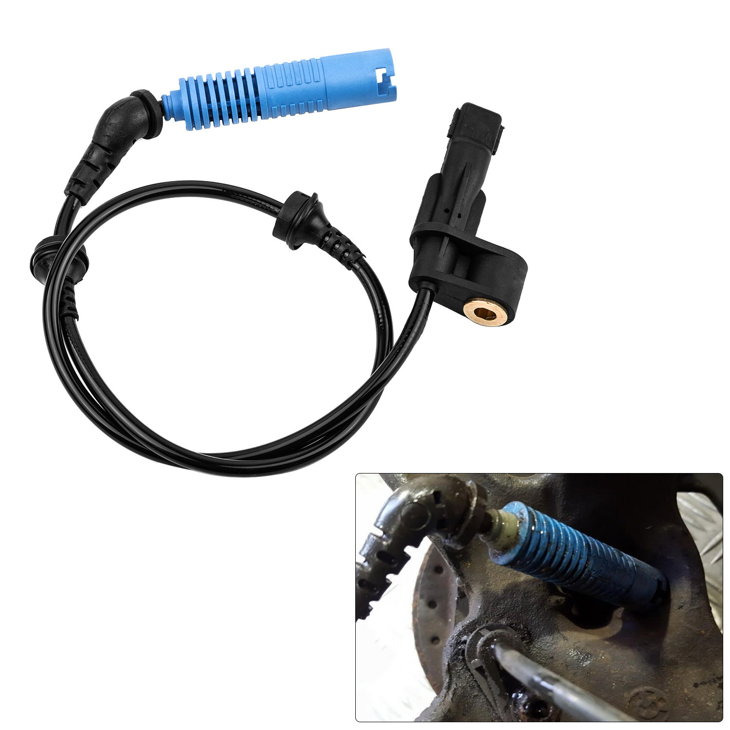 Novo sensor de velocidade da roda abs para bmw e46 316 318 320 330 z4 e85 e86 34526752681 34526752682 34526752683