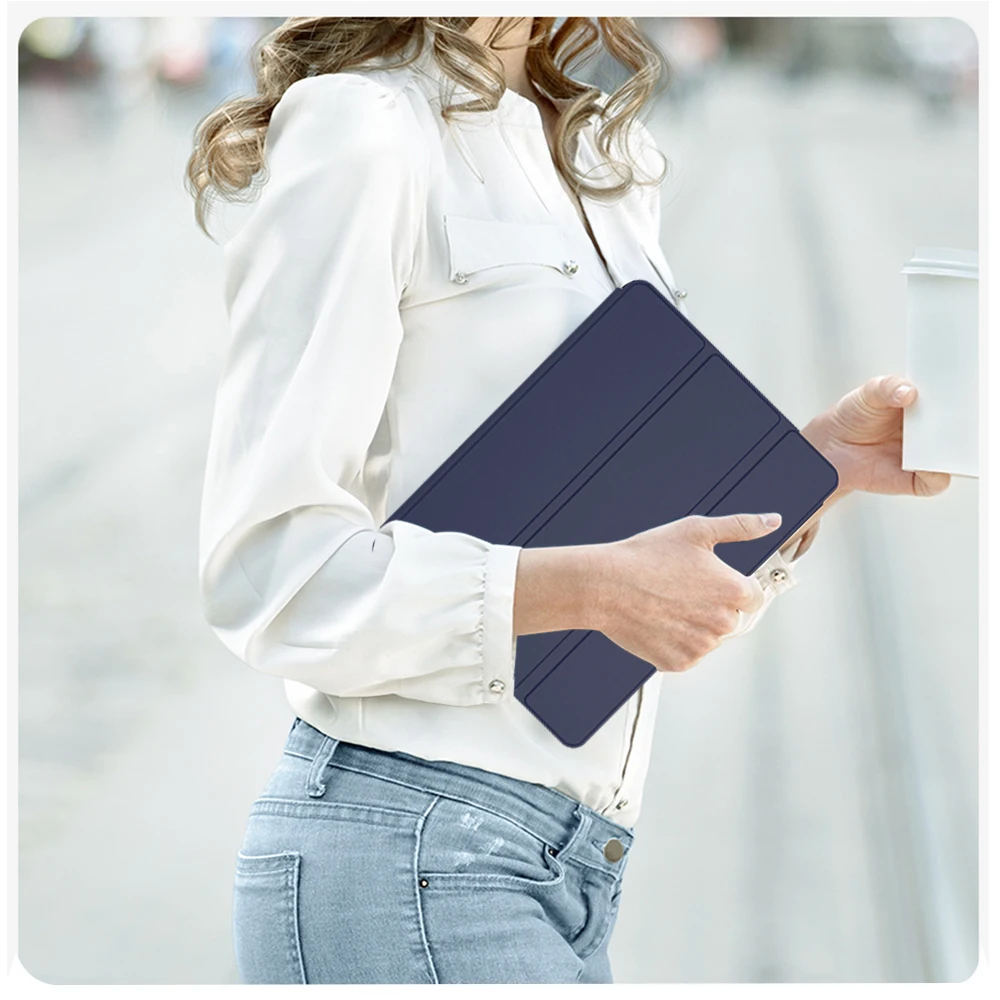 Ốp Lưng Cho iPad Mini 5 2019 A2133 A2124 A2126 Da PU Lưng Có Chân Đứng Tự Động Ngủ Thông Minh Dành Cho iPad Mini 5th Thế Hệ