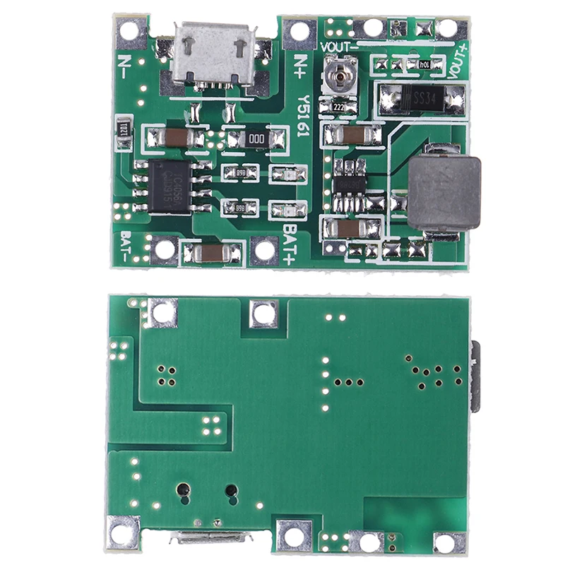 Multímetro Lipo de litio USB, modificación de batería 18650, 3,7 V a 5V, 9V, carga, módulo integrado de descarga