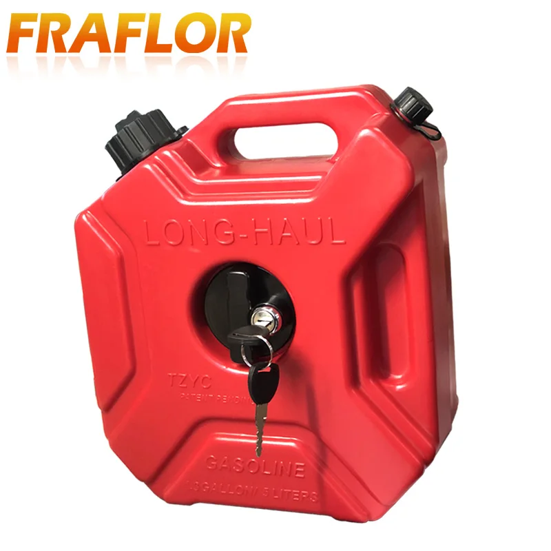 Upgraded Lock Clamp With Key For 3L 4L 5L Fuel Oil Tank Mount Bracket Lock Fastener Petrol Can Jerrycan Holder for Motorcycle