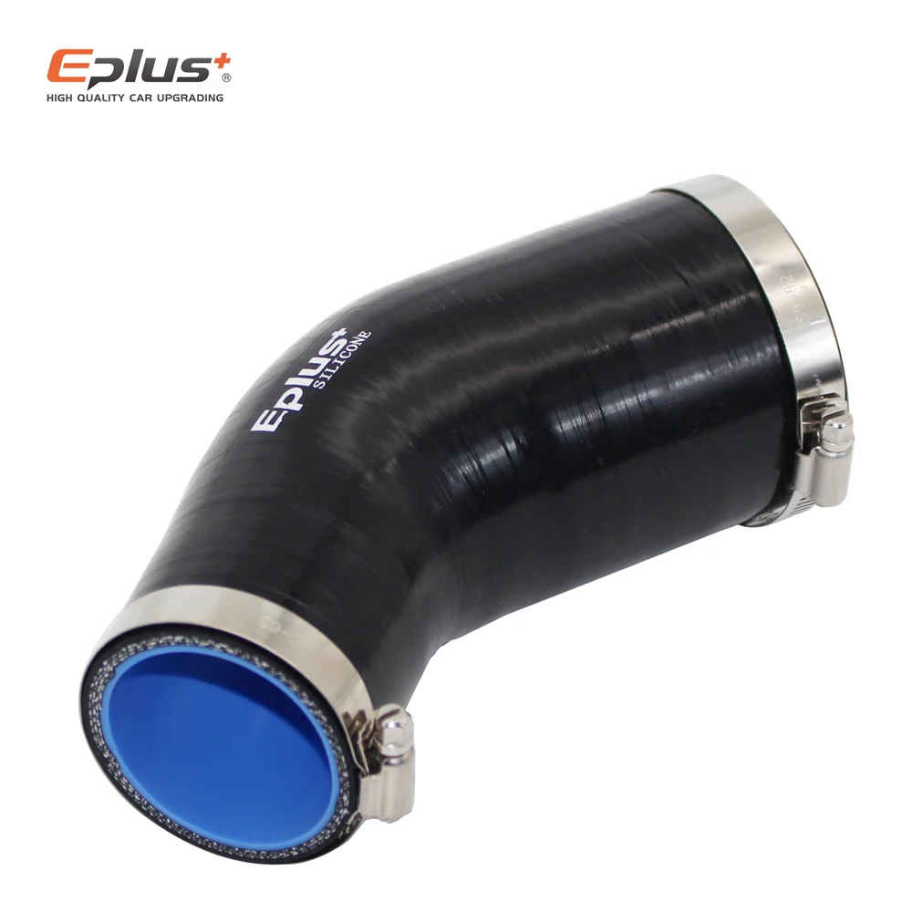 EPLUS Đa Năng Silicone Ống Đầu Nối Ống Intercooler Turbo Lượng Ống Nối Vòi 45 Độ Nhiều Kích Cỡ Đen