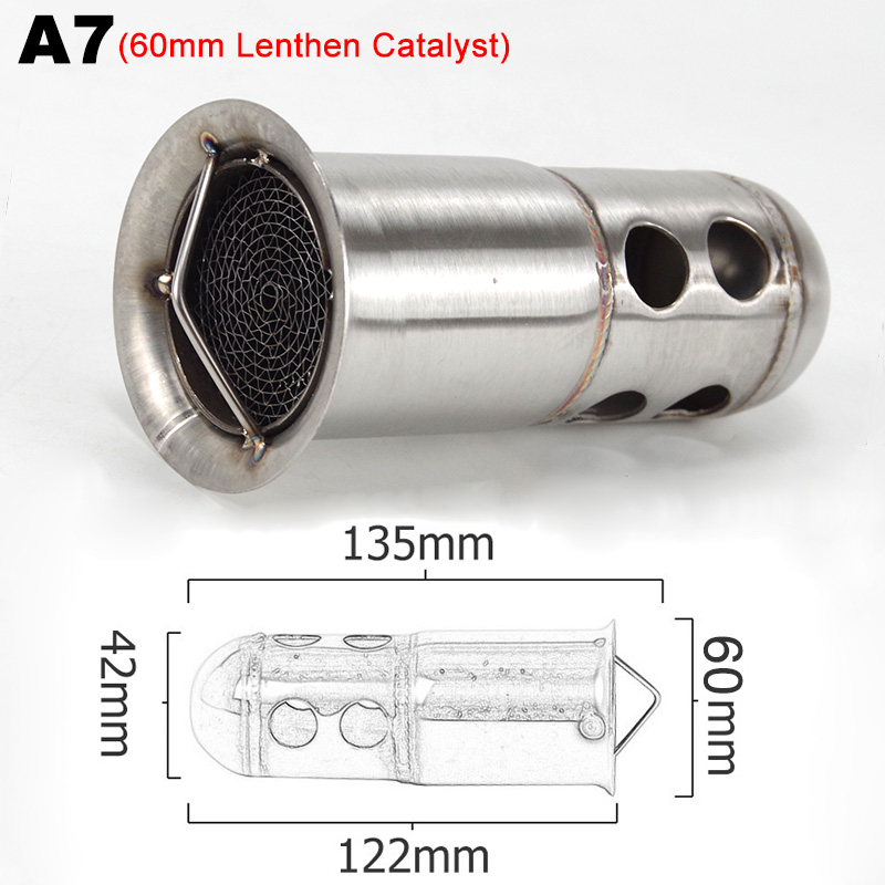 35 мм 42 мм 45 мм 48 мм 51 мм 60 мм мотоциклетный глушитель, катализатор DB Killer, глушитель, шумоглушитель для Akrapovic для SC