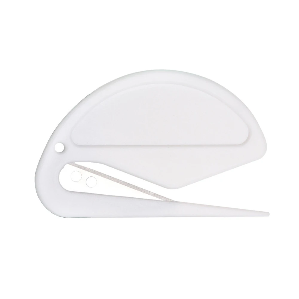 Nhựa Mini Thư Dụng Cụ Mở Sắc Nét Mở An Toàn Sách Bao Da Ốp Lưng Thể Hiện Dao Đơn Giản Di Động Bằng Thép Không Gỉ Giấy Tờ Cắt