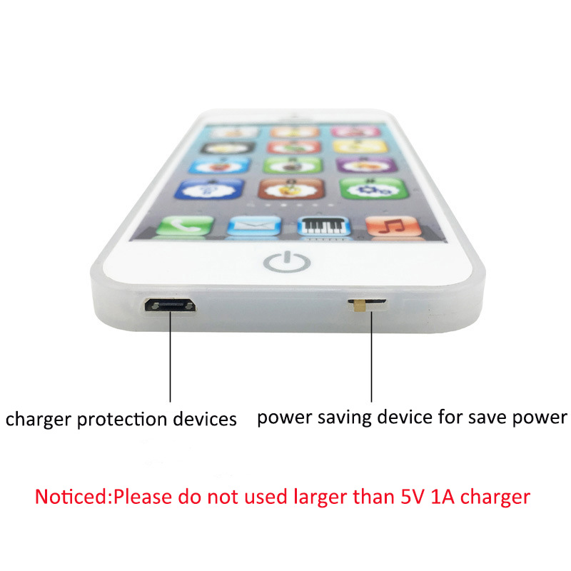 赤ちゃんと子供のための携帯電話,幼児のための教育玩具,LEDライト付きの英語音楽