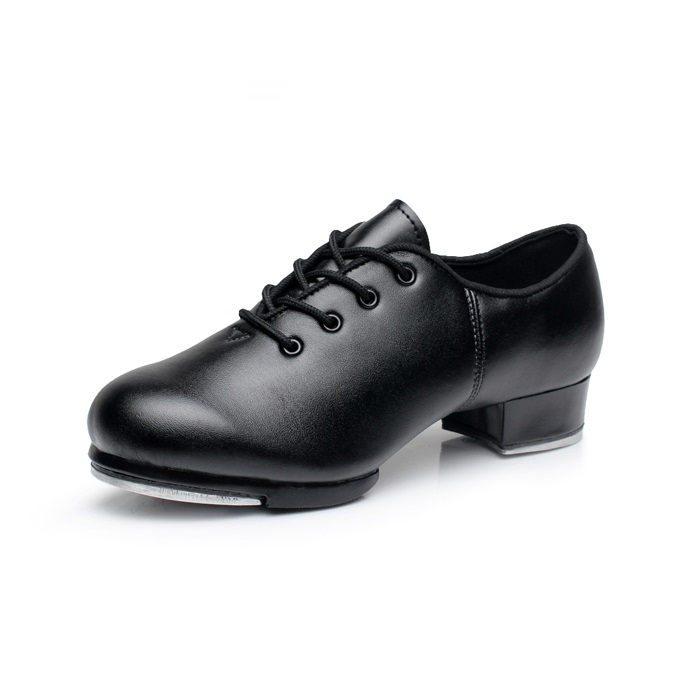 Zapatos de baile deportivos para niños y adultos, zapatos de baile de claqué, suela suave, zapatos de cuero Natural, zapatillas de deporte, zapatos de baile